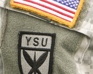 ROBERT K. YOSAY | THE VINDICATOR..YSU ROTC cadets had their lab/field exercise at Mill Creek MetroParks Thursday morning -30-.The group was using plastic replica weapons - not the real thing-