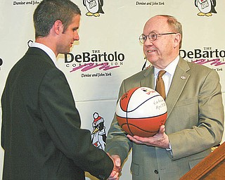 ROBERT K. YOSAY | THE VINDICATOR..Bob Boldon, a standout player at Louisville High and NAIA Walsh University in the mid-1990s, was hired to jump-start a Penguins program coming off the two worst seasons in school history.