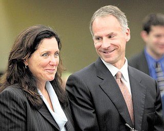 Alyssa Lenhoff pleads guilty Monday in a Columbus courtroom to one count of having an unlawful interest in a public contract.