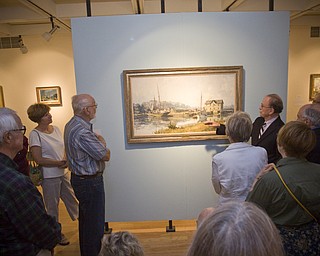 LISA-ANN ISHIHARA | THE VINDICATOR ..Artist John Stobart talks about his paintings during his exhibit, The Grandeur of America's Age of Sail at The Butler Institute of American Art, Sunday, May 2, 2010