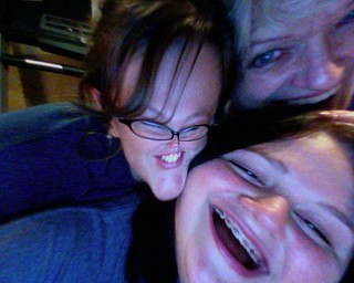 Mary McLaughlin and her granddaughters.