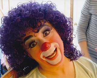 This picture of Donna Carbon of Canfield was sent by Ryan and Maria Melewski, who said, "Even though she is in her clown gear here, we see this smile every single day. She is really one of a kind!"
