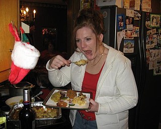 This is Mindy, mother of Samantha, Taylor and Joe. She lives in Youngstown..