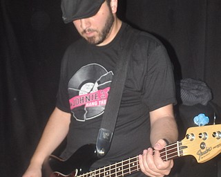 Angelo Scordo filling in on bass with Asleep at Cedars Lounge, Saturday, May 8, 2010.