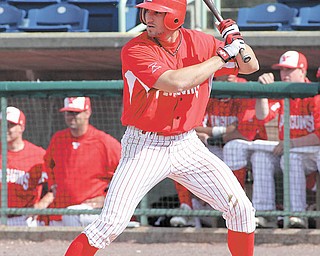 Youngstown State senior baseball player Tom Clayton, a Poland native, ranks fi fth in the country in batting average with a .452 mark. He was a career .274 hitter for the Penguins before this season.