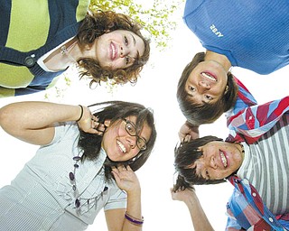 Campbell’s fast-thinking Destination ImagiNation team is getting ready to go to the Global Finals this month. From upper left are Samantha Arrowsmith, Silina Rivera, Roberto Serra and Josiah Banks.
