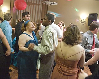 LISA-ANN ISHIHARA | THE VINDICATOR...High school students dance at the annual tri county special needs prom, held at Anthone's.