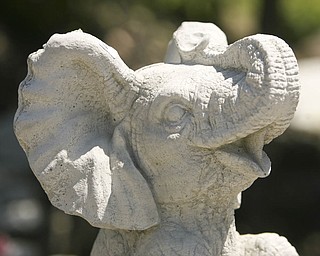 ROBERT K. YOSAY | THE VINDICATOR..Elephants and tigers and bears - at Farmer Dave's Gift and Garden Shoppe in North Lima -- 30-