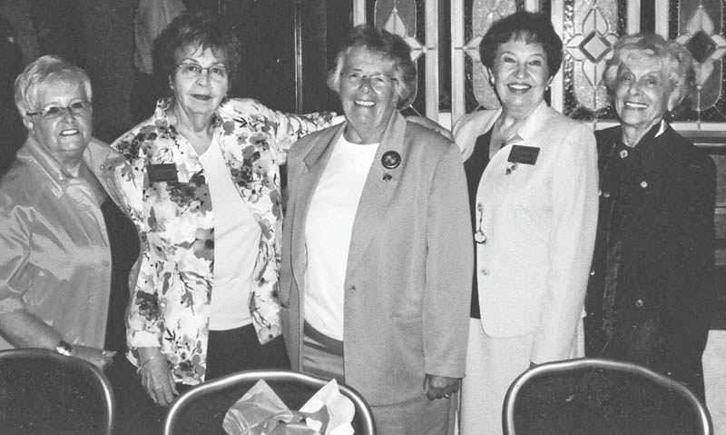 Ohio Federation of Republican Women conducted a spring conference April 23-24 at Wright Patterson Air Force Base in Dayton. Attendees toured the Fisher House, where military families stay at no charge while a family member is hospitalized. Warren Republican Women’s Club donated $1,000 to the house. Among those in attendance were, from left, Carol Griffiths, president of WRWC; Eddie Wolcott, OFRW N.E. District vice president; Kay Ayres, vice chairman of the Ohio Republican Party; Jean Turner, OFRW president; and Ann Brown, OFRW parliamentarian. The conference speaker was George Sleigh, a 9/11 survivor of the 91st floor of the World Trade Center’s North Tower.