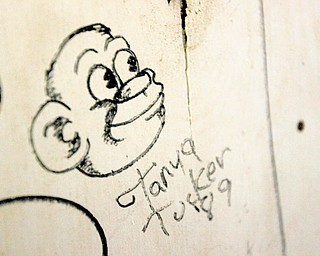 Tanya Tucker is well known for her singing, but she apparently has a talent for drawing as well as witnessed by the drawing accompanying her backstage signature at Ponderosa Park in Salem. An effort is afoot to save the backstage signatures of numerous signers who left their names on wooden walls and doors at the park which is closing.
