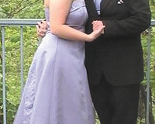 Katelynn Jacobs and Alan Streb attended this yearÕs prom at Mahoning County Career and Technical Center.