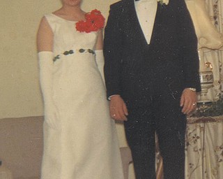 Peggy (Vargo) Yeager and Frank Saccomen attended the Hubbard High School prom in 1966.