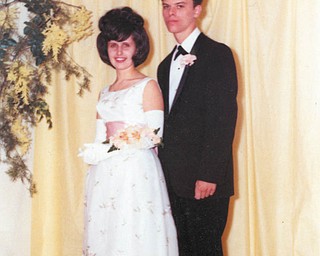 Richard and Theresa (Brajkovich) Szenborn of Campbell are shown at their Campbell Memorial high School prom in May of 1965. There were neighbors, then high-school sweethearts who will soon celebrate their 42nd wedding anniversary.