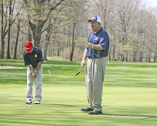 ROBERT K. YOSAY | THE VINDICATOR..Mill Creek Golf Course with Dennis Miller golf Director ( blue hat ) and Andy Santor head professional in the red hat -30-