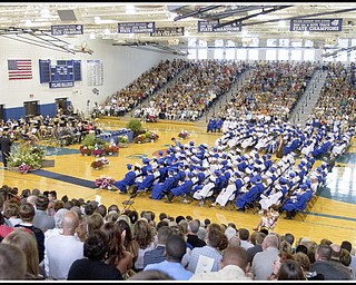 Geoffrey Hauschild|The Vindicator.during Poland's 2010 Commencement Ceremony at the high school gymnasium on Sunday afternoon.