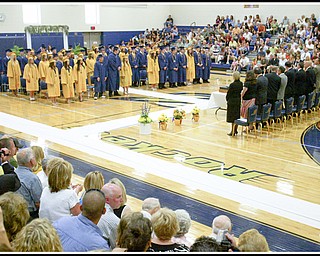 ROBERT K. YOSAY | THE VINDICATOR...at Lowellville High School gym - the glass of 2010 - graduated Sunday afternoon-30