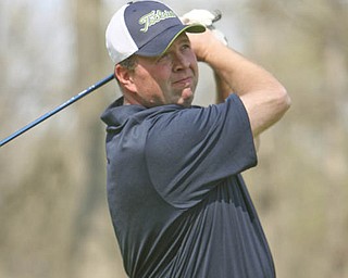 ROBERT K. YOSAY | THE VINDICATOR..Mill Creek Golf Course with Dennis Miller golf Director ( blue hat ) and Andy Santor head professional in the red hat -30-