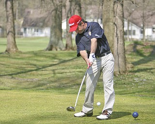 ROBERT K. YOSAY | THE VINDICATOR..Mill Creek Golf Course with Dennis Miller golf Director ( blue hat ) and Andy Santor head professional in the red hat -30-