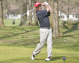 ROBERT K. YOSAY | THE VINDICATOR..Mill Creek Golf Course with Dennis Miller golf Director ( blue hat ) and Andy Santor head professional in the red hat -30-