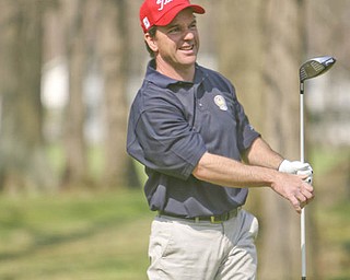 ROBERT K. YOSAY | THE VINDICATOR..Mill Creek Golf Course with Dennis Miller golf Director ( blue hat ) and Andy Santor head professional in the red hat -30-
