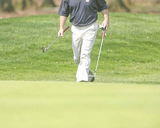 ROBERT K. YOSAY | THE VINDICATOR..Mill Creek Golf Course with Dennis Miller golf Director ( blue hat ) and Andy Santor head professional in the red hat -30-