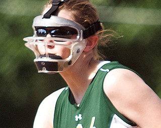 LISA ANN ISHIHARA | THE VINDICATOR...Ursuline Casey Lower (22) pitches for Mahoning County against Trumbull County during the 2010 High School Softball All Stars game at Mauthe Park in Struthers, Wednesday June 16, 2010