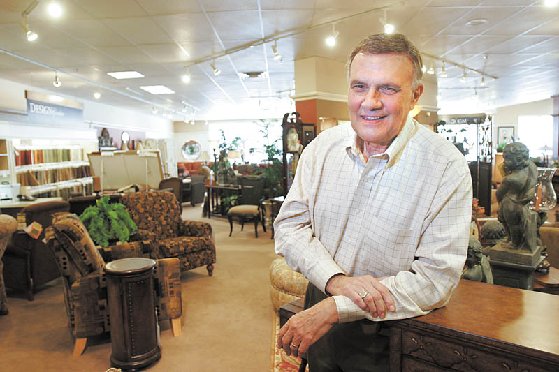 Wiilliam D. Lewis |The Vindicator  Lazy Boy store owner ron D'Alseandro  in his store.
