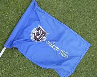 ROBERT K. YOSAY | THE VINDICATOR...Salem Hills GC- Hole #4 Light green Shirt is Ben Broderick- Yellow Shirt Tan shorts Chad Hanysh and Yellow Shirt and Dark Shors is John Clacko -30--