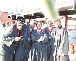 Chris Copeland, Mike Brooks, Reginald Ware, Dario Bivens and Nate Dawson are graduates of Campbell Memorial High School.