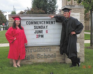 Amanda and Paul Zagorsky of Struthers are members of the 2010 graduating class of Struthers High School.