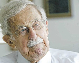 C. Clark Hammitt, 95, played in the Ohio State University band and plays snare drum in the Canfield Communty Band. He resides at Park Vista in Youngstown.