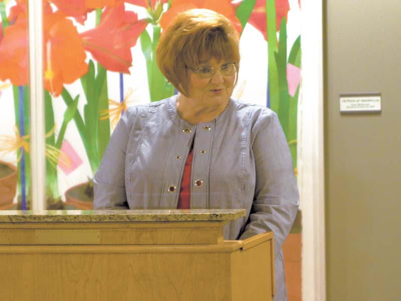 Shirley Eckley, of Hubbard, thanked the William Holmes McGuffey Historical Society and  the state legislature for work in getting a portion of Interstate 680 named after her great-great-great-grandfather, William Holmes McGuffey.