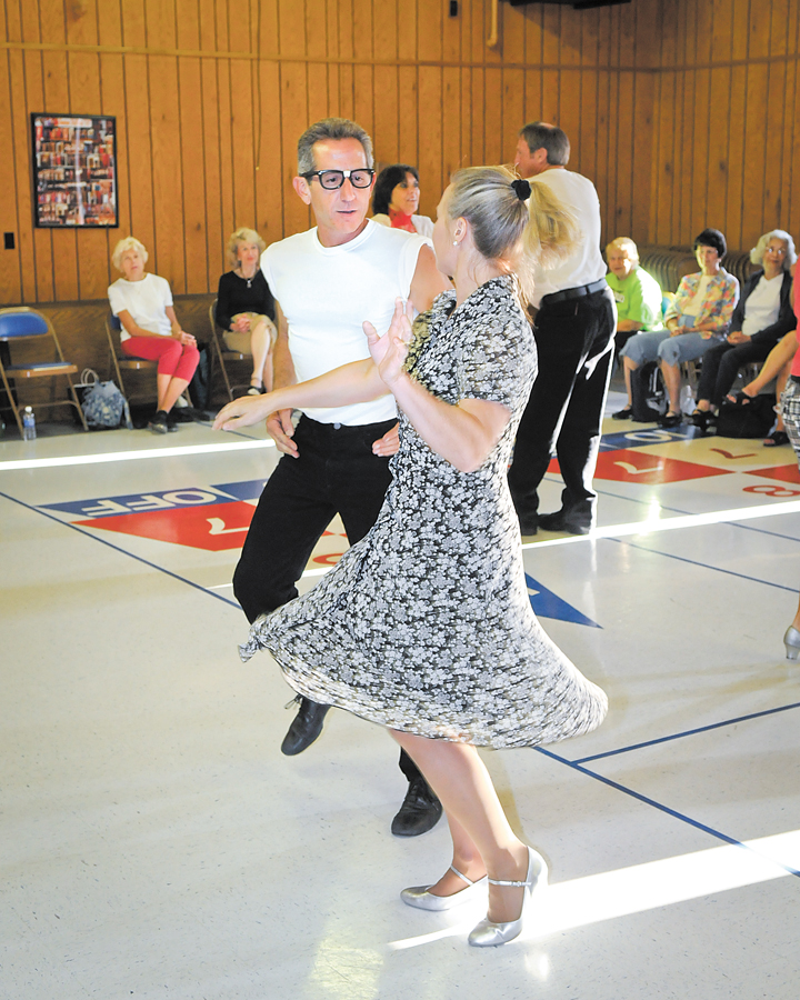 Rick and Annetta Liston practice for A6 the follies.