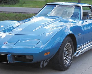 Bill Sfara of Canfield owns this 1975 Corvette Stingray.