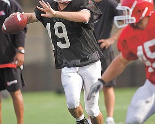 Prospective quarterback Marc Kanetsky (19) 

