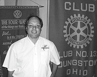 Youngstown Rotary: An insight into the operation of a motorcyle dealership was provided by Tom Wronkovich of Harley-Davidson Biketown in Austintown when he was the guest speaker at the Aug. 11 meeting of Youngstown Rotary. Wronkovich, who lives in Canfield, provides Riders Edge New Rider Courses at the store for those who want to learn to ride and to pass the state motorcycle test.
