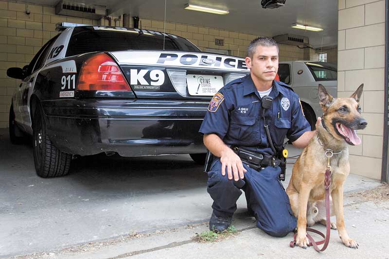 Campbell Officer John Gulu has a new partner: Storm, a 2-year-old Belgian malinois. The police dog began working for the department July 12.