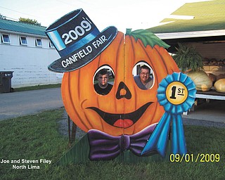 Joe and Steven Filey of North Lima. Cheers!