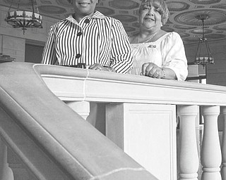 Overseeing arrangements for the ninth annual Tribute to Black Excellence event to be sponsored by Delta Sigma Theta Sorority on Sept. 24 at Mahoning Country Club are, from left, Michele Dotson, event chairwoman, and Nikki Davis, publicity.