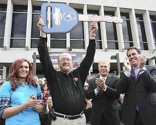 ROBERT K. YOSAY | THE VINDICATOR..GM Lordstown Kicked Off the Chevy Cruze today at the Lordstown Plant with the President of GM - Tim Ryan - The Boardman Band and a slew of elected officials -..-30-..
