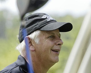 William D Lewis | The Vindicator Glenn Milton waits to teeoff Sunday at TCC.