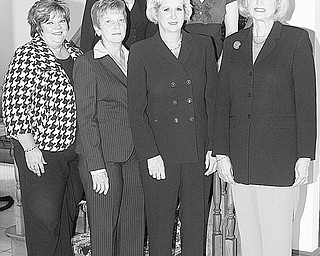 Nick Mays | Special TO The Vindicator
Looking forward to a fundraising luncheon and fashion show to be sponsored by Youngstown Area Federation of Women’s Club Inc. are, from left in back, Debra Kostelic and Amanda Beagle, and, in front, Linda Crish, Rusti Puromaki, Yvonne Ford and Suzanne Brown.