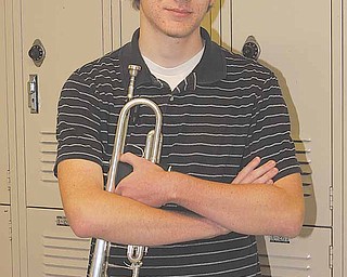 Cody Ortz, a senior at Springfield High School, arranged three songs by American ska group Reel Big Fish for the high school marching bandÕs halftime performance this fall. He also created the field drills to accompany the music.