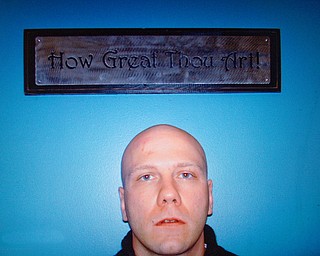 Greg Todd's intake photo to Teen Challenge.