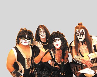 Here's local KISS tribute band Kissed Off all dressed up for a Halloween concert. From left, band members are Dale Kushma, Adam Shuntich, Dean Pagnotta and George Allen. Photo submitted by Dean Pagnotta.