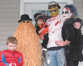 Pictured are Eric, Charlene, Kyle, Makayla and Kelly Bourlier of Girard.