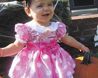 Kayleigh Cruz celebrated her first birthday Oct. 23 with a costume party. Her parents, Victor and Krissy Cruz of Campbell, think she makes the cutest Minnie Mouse ever, and sent in this photo to show everyone.