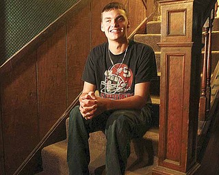 Joe Slanina at his Struther's home on Wednesday afternoon.