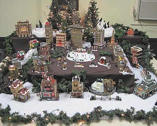 Ward-Thomas Museum in Niles features a number of miniature city scenes for the public to view, including this one of famed New York City landmarks, such as Yankee Stadium; the Flatiron Building; Times Tower, where the glass ball drops to ring in the new year; Radio City Music Hall complete with some Rockettes dancing; and the Ed Sullivan Theater.