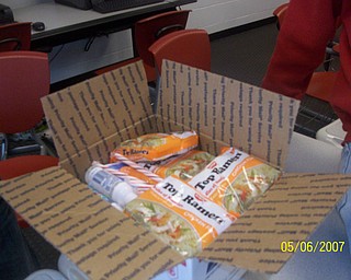 The freshmen at Struthers High School participated in The Vindicator's Operation Holiday Cheer project recently. The students put together 17 packages and wrote 180 letters to send to area soldiers.